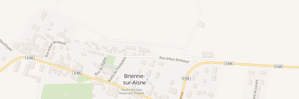 Plan du 5032 Le Village à Brienne-sur-Aisne
