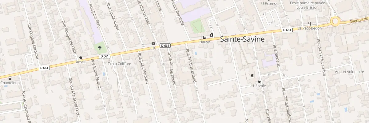 Plan du 4 Rue Aristide Briand à Sainte-Savine
