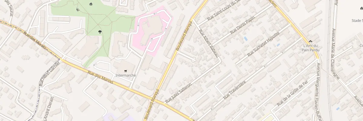 Plan du 11 Rue Roger Douine à Troyes