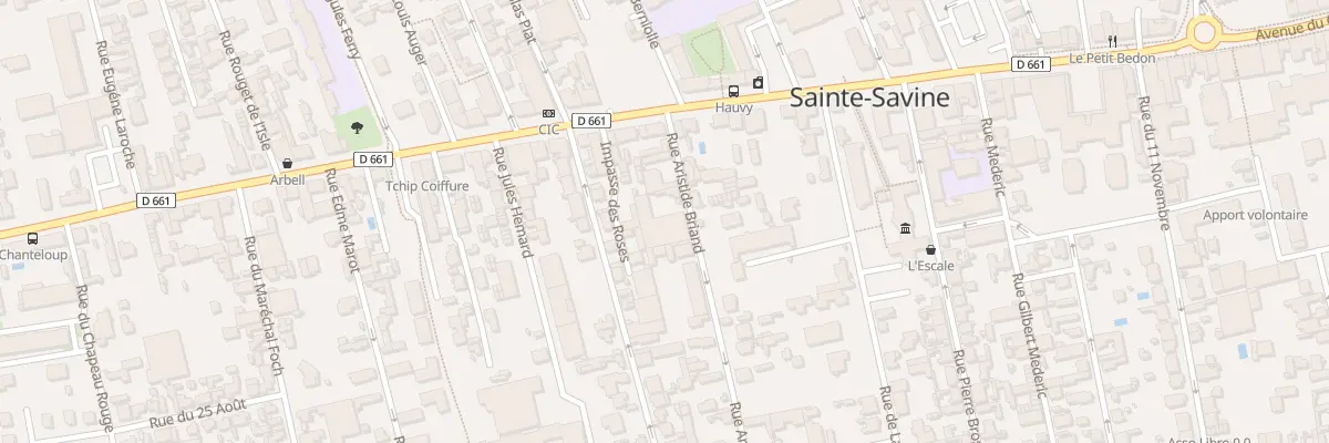Plan du 6 Rue Aristide Briand à Sainte-Savine