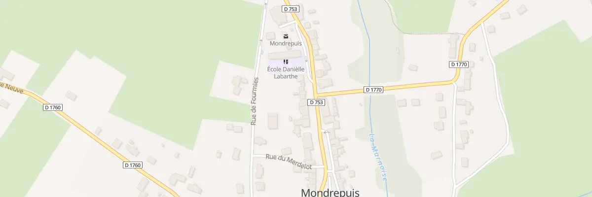 Plan du 15 Av de Verdun à Mondrepuis
