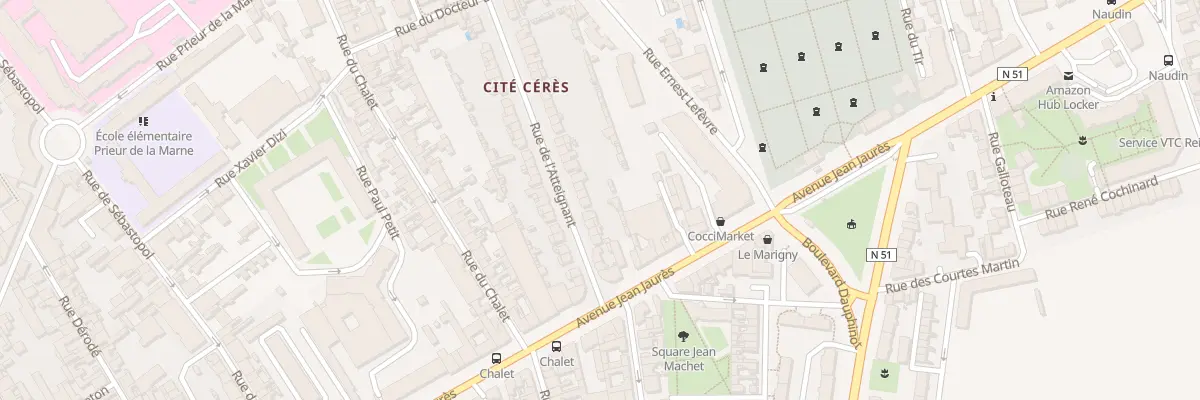 Plan du 51 Rue de l’Atteignant à Reims