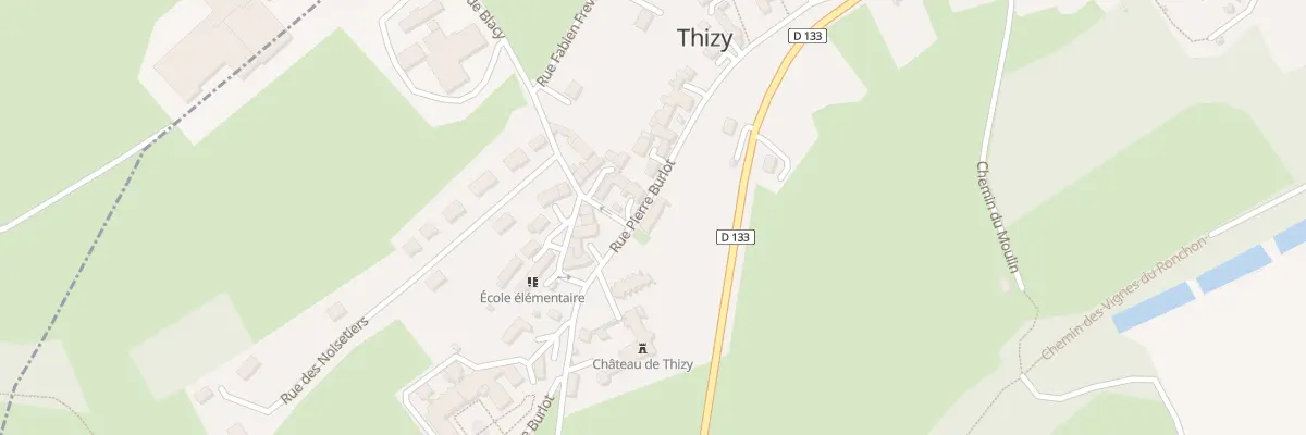 Plan du 3 Rue Pierre Burlot à Thizy