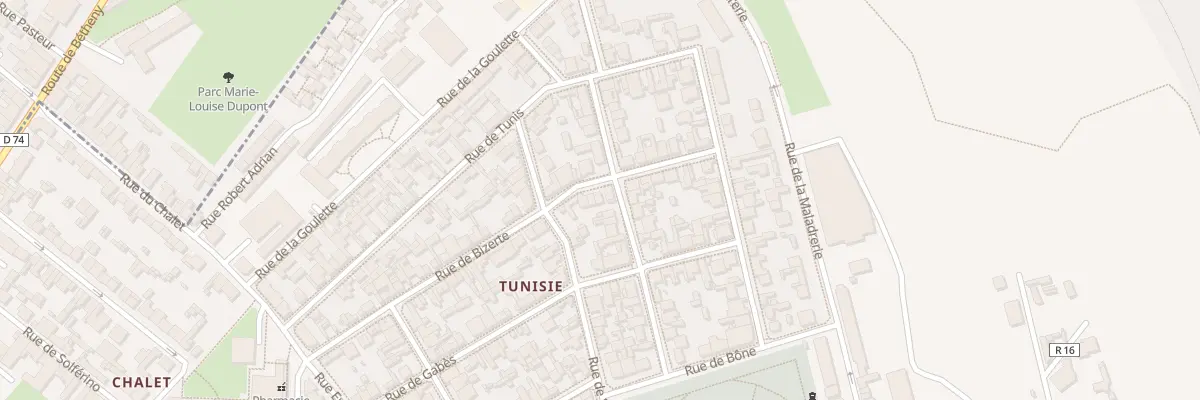 Plan du 50B Rue de Bizerte à Reims