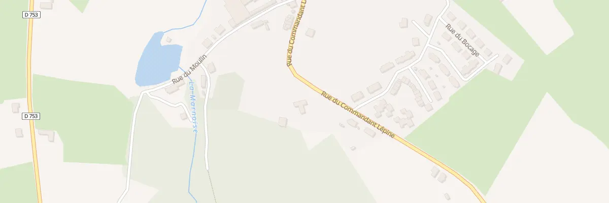 Plan du 12 Rue du Cdt Lepine à Mondrepuis