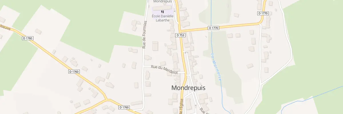 Plan du 5 Av de Verdun à Mondrepuis