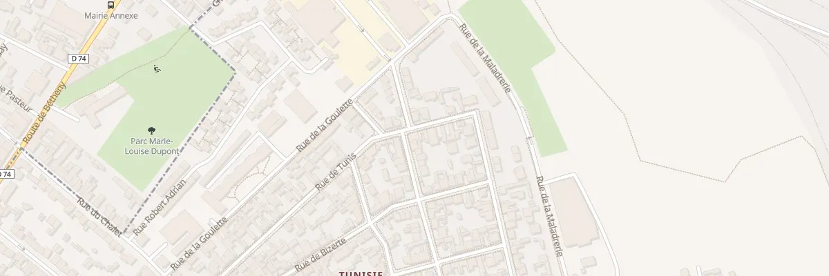 Plan du 72 Rue de Tunis à Reims