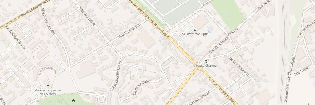 Plan du 11 Rue Roger de la Fresnaye à Troyes