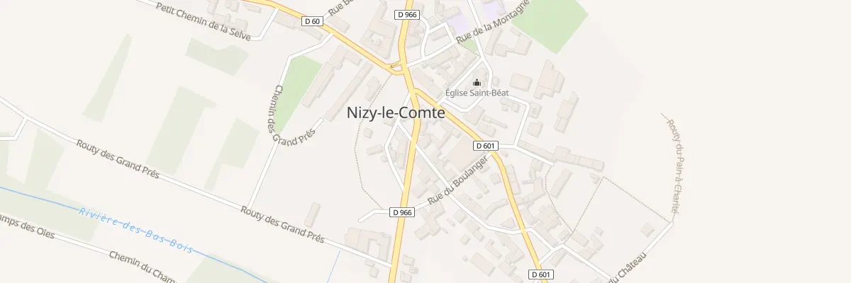 Plan du 1 Rte de Reims à Nizy-le-Comte