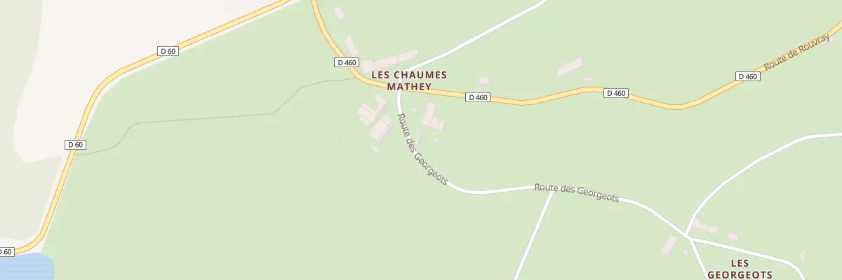 Plan du 1 Rte des Georgeots à Bussières