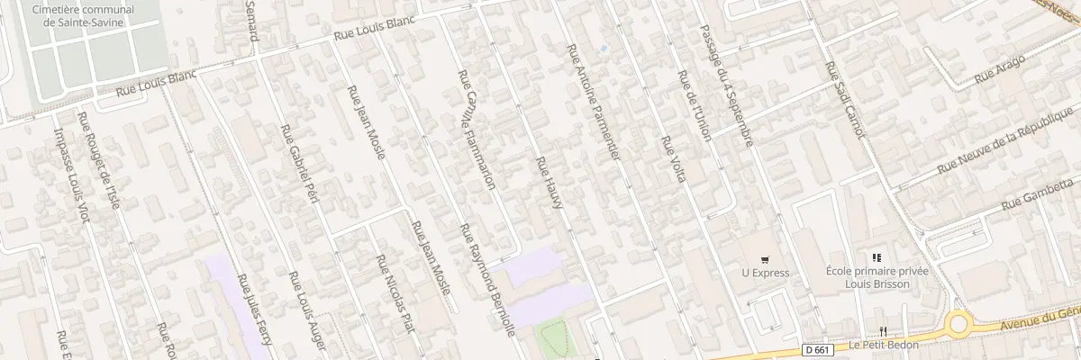 Plan du 15 Rue Hauvy à Sainte-Savine