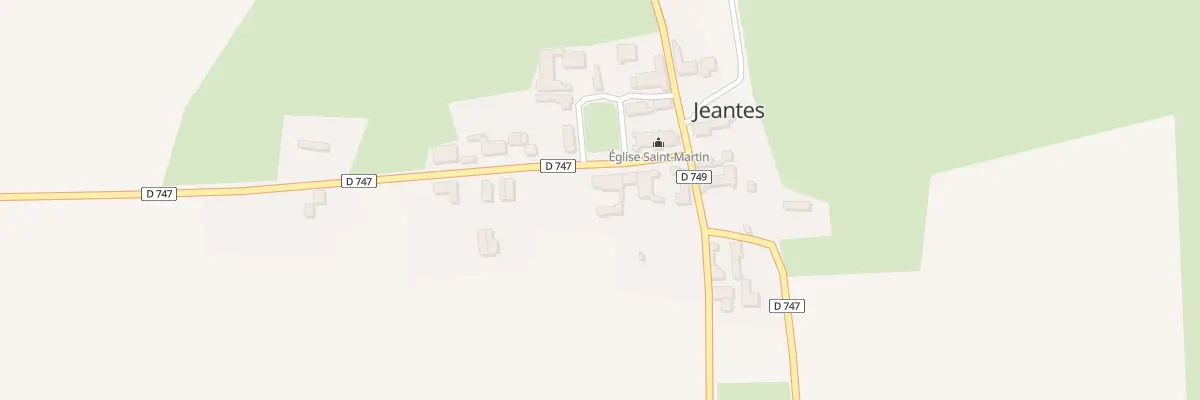 Plan du 5 Rte de Bancigny à Jeantes