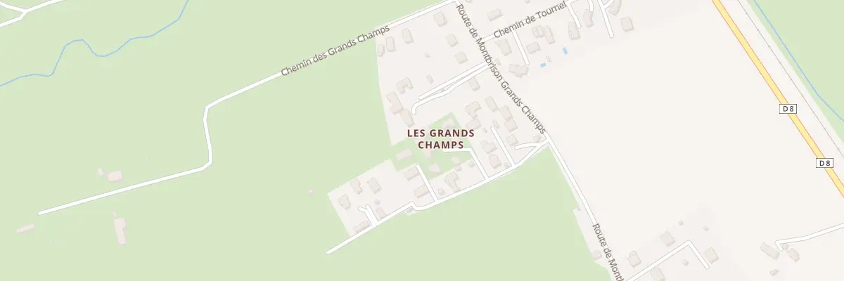 Plan du 90 All des Grands Champs à Champdieu