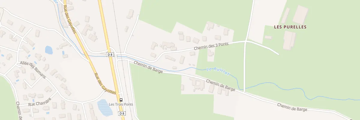 Plan du 174 Che des Trois Ponts à Champdieu