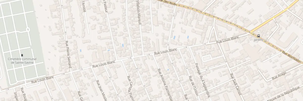 Plan du 28 Rue Louis Blanc à Sainte-Savine