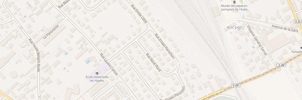 Plan du 5 Rue Rene Plard à La Chapelle-Saint-Luc
