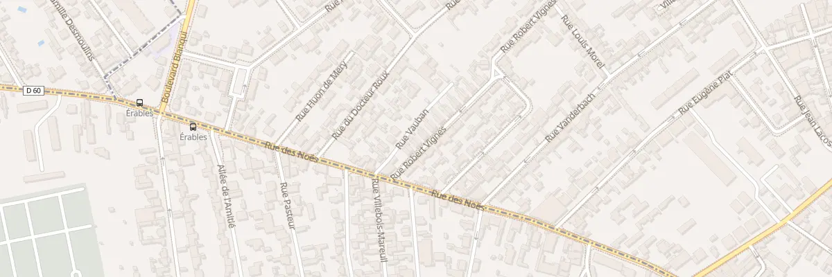 Plan du 11 Rue Robert Vignes à Troyes