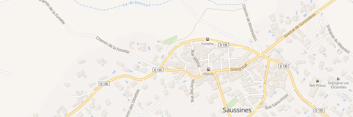 Plan du 5014 Le Village à Saussines
