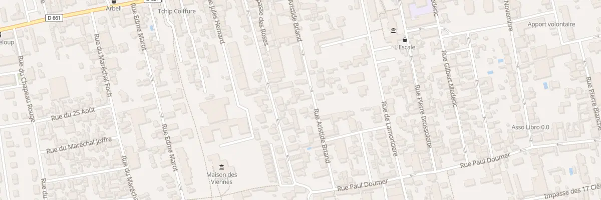 Plan du 18 Rue Aristide Briand à Sainte-Savine