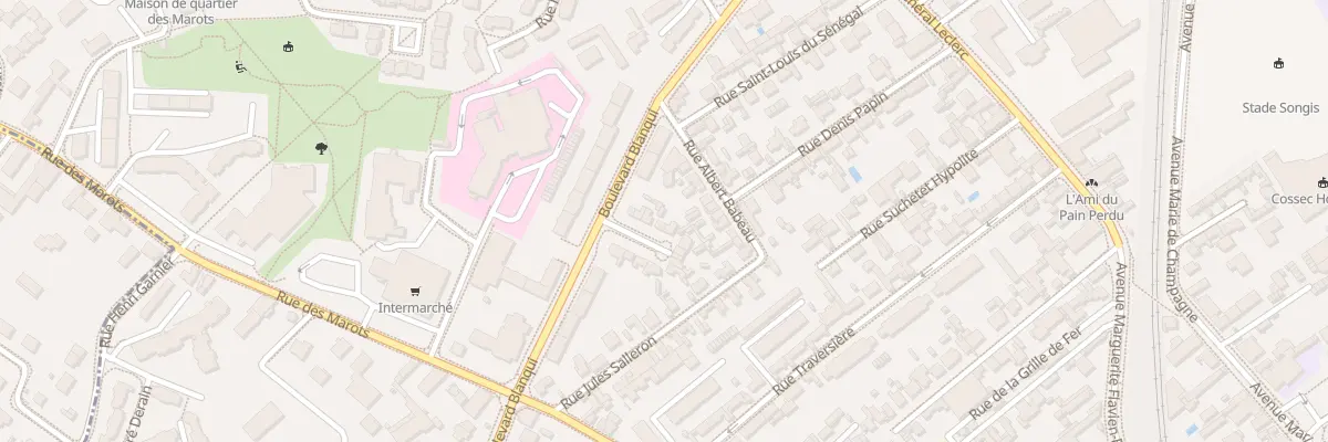 Plan du 8 Rue Roger Douine à Troyes