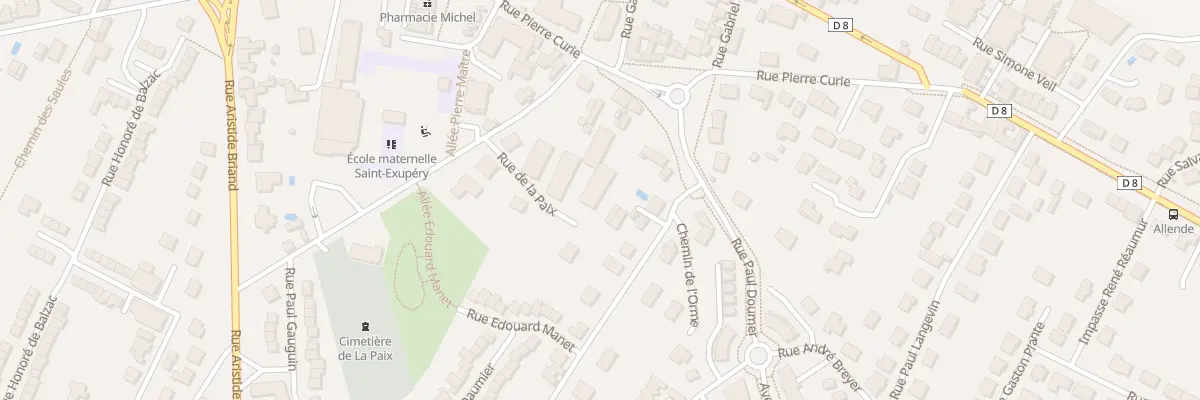 Plan du 4 Rue Paul Doumer à Cormontreuil