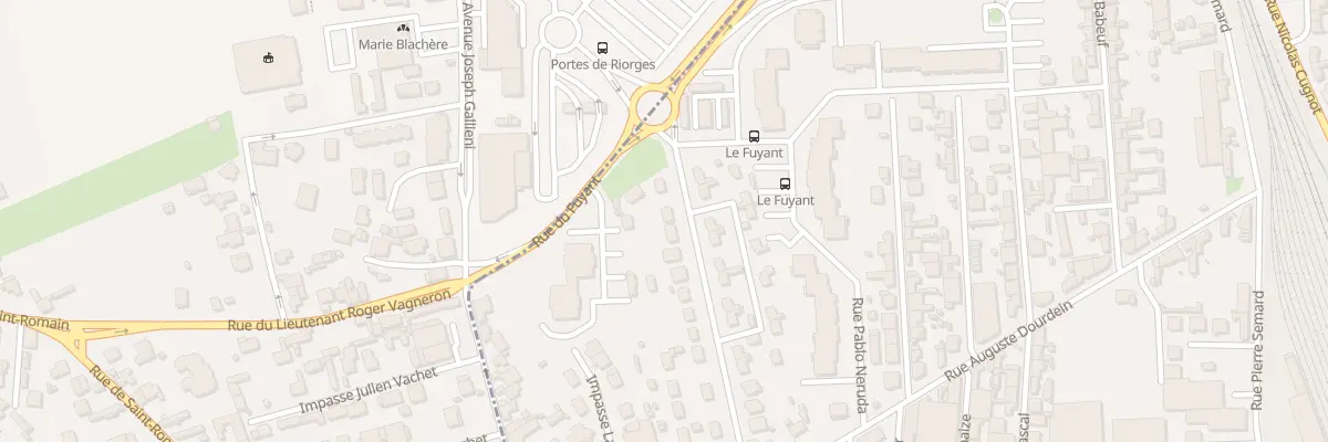 Plan du 31 Rue Albert Camus à Roanne