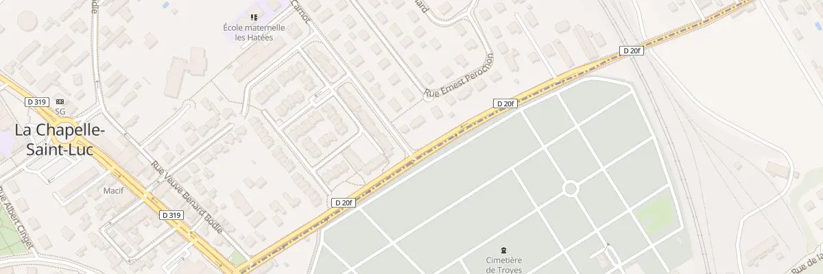 Plan du 2 Rue Lazare Carnot à La Chapelle-Saint-Luc