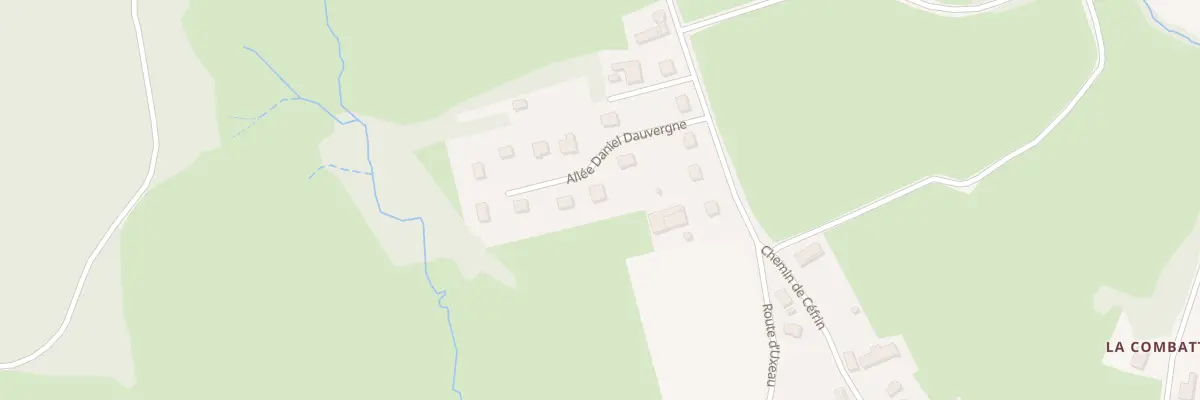 Plan du 111 All Daniel Dauvergne à Vendenesse-sur-Arroux