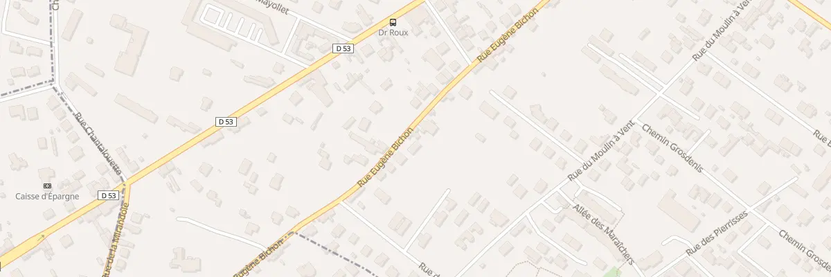 Plan du 71 Rue Eugène Bichon à Roanne