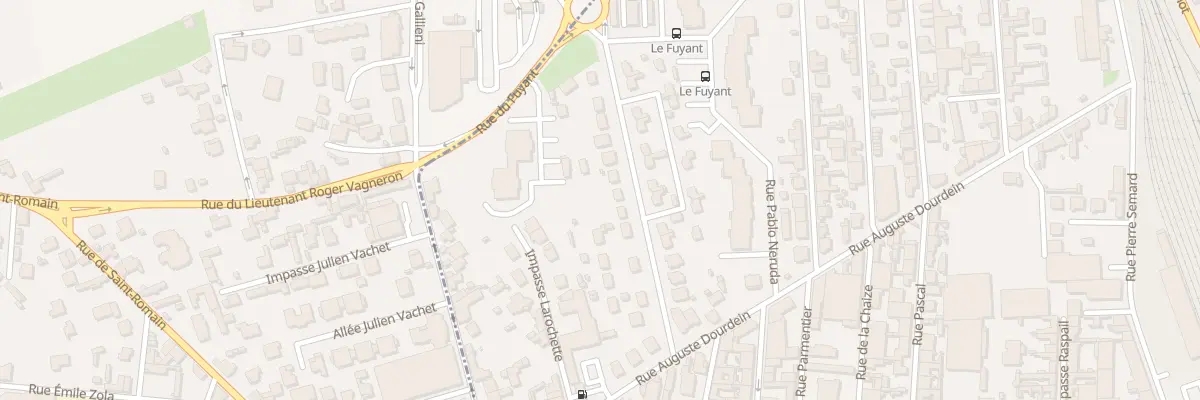 Plan du 21 Rue Albert Camus à Roanne