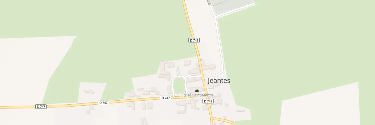Plan du 4 Pl de l’Eglise à Jeantes
