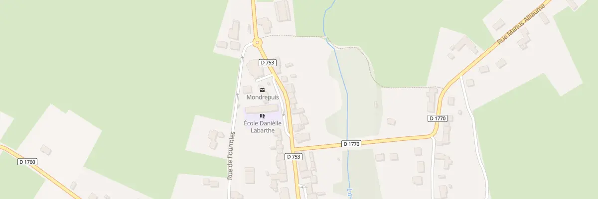 Plan du 26 Av de Verdun à Mondrepuis