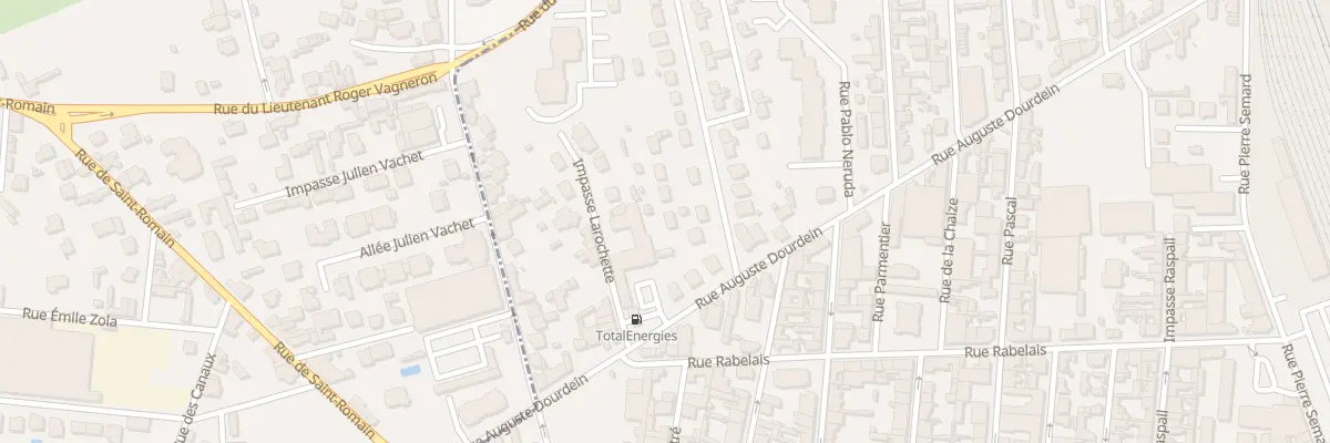Plan du 7 Rue Albert Camus à Roanne