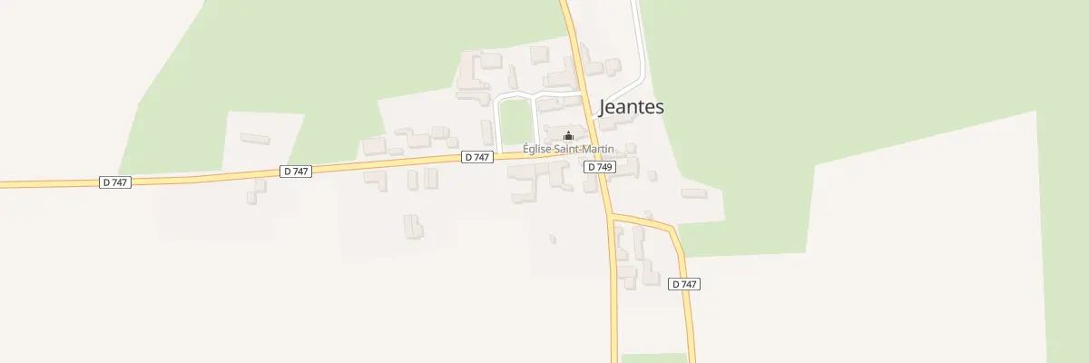 Plan du 3 Rte de Bancigny à Jeantes