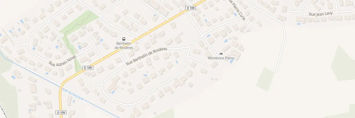 Plan du 1 Rue Berthelin de Rosieres à Rosières-près-Troyes