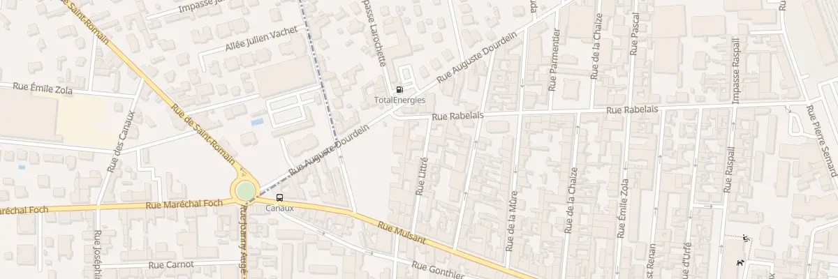 Plan du 15 Rue Littre à Roanne