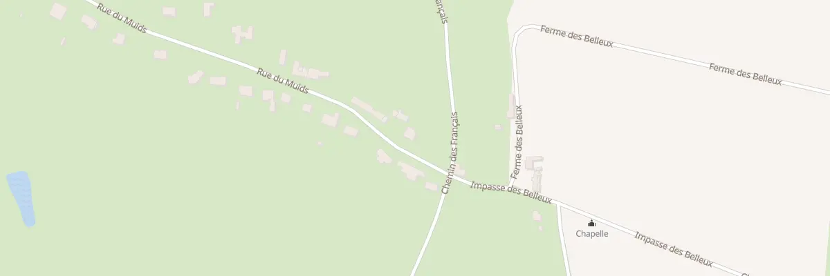 Plan du 29 Rue du Muids à Felleries