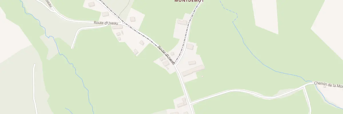 Plan du 19 Rte de la Vella à Uxeau