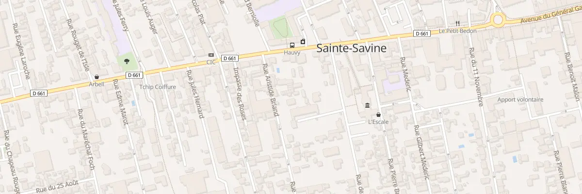 Plan du 1B Rue Aristide Briand à Sainte-Savine