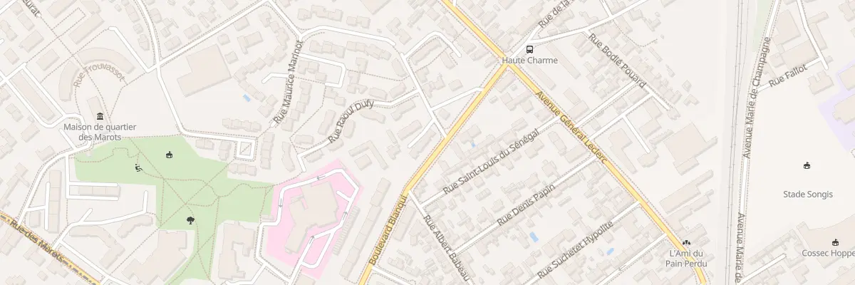 Plan du 30 Rue Roger de la Fresnaye à Troyes