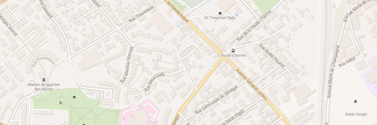 Plan du 15 Rue Roger de la Fresnaye à Troyes