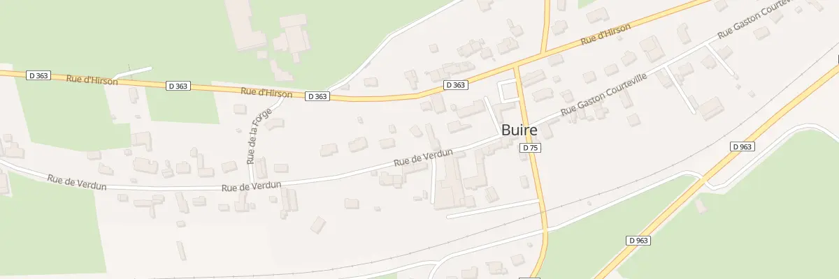 Plan du 4 Rue de Verdun à Buire