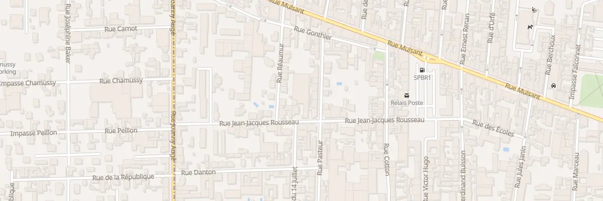 Plan du 32 Rue Jean-Jacques Rousseau à Roanne