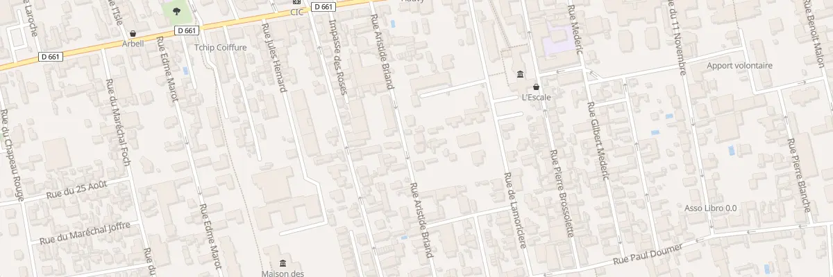 Plan du 7 Rue Aristide Briand à Sainte-Savine
