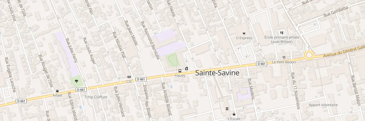 Plan du 1B Rue Hauvy à Sainte-Savine