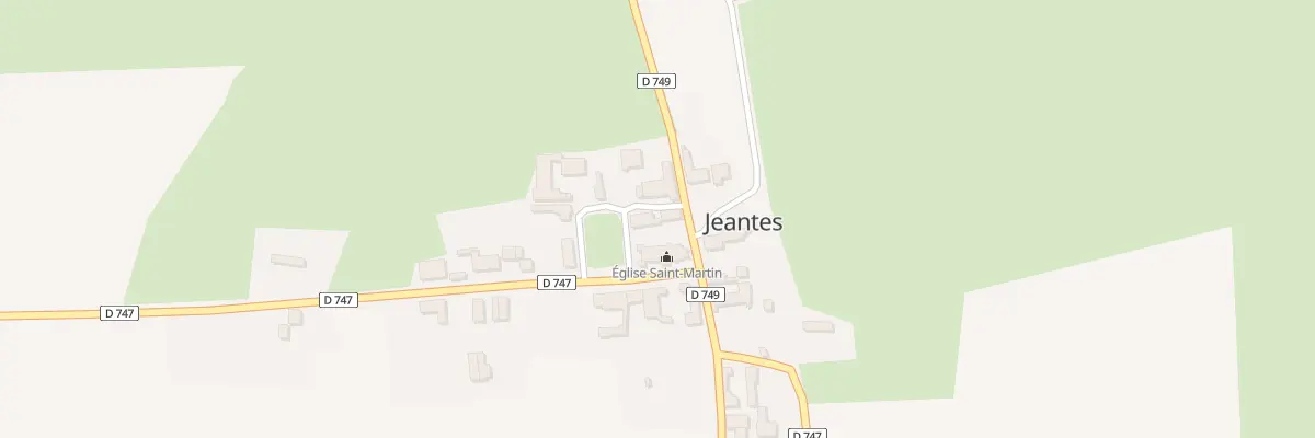 Plan du 3 Pl de l’Eglise à Jeantes