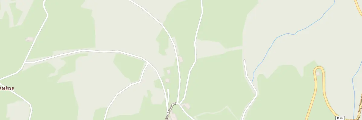 Plan du 560 Rte des Moulins à Laussonne