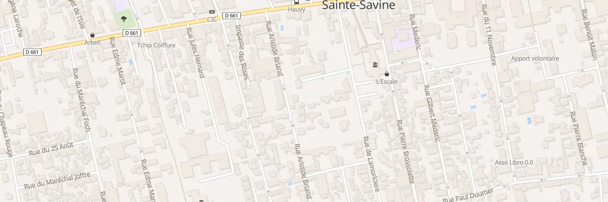 Plan du 5 Rue Aristide Briand à Sainte-Savine