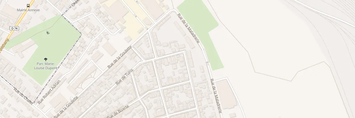 Plan du 82 Rue de Tunis à Reims