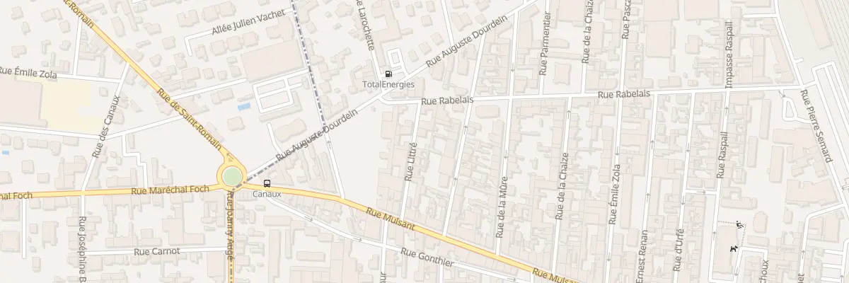 Plan du 16 Rue Littre à Roanne
